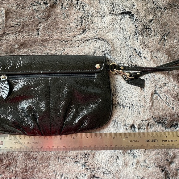 Coach Patent Leather Clutch - Picture 2 of 11